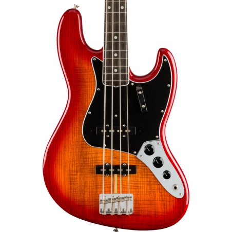 Fender Rarities Flame Ash Top Jazz Bass Plasma Red Burst