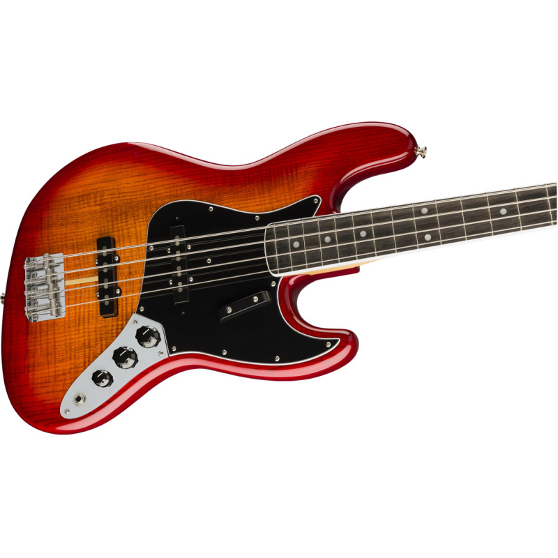 Fender Rarities Flame Ash Top Jazz Bass Plasma Red Burst