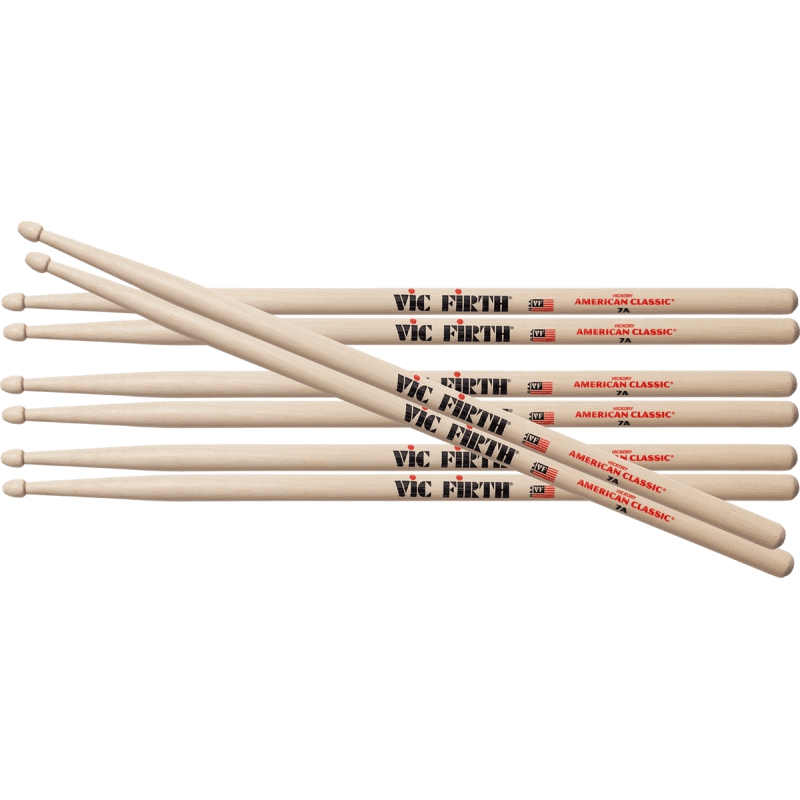 Vic Firth 7a Pakket Drumstokken