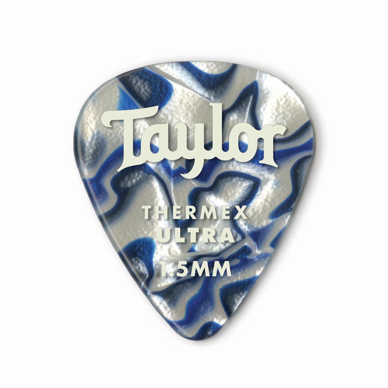 Taylor Premium 351 Thermex Ultra Picks 1.5 Blue Swirl 6-Pack