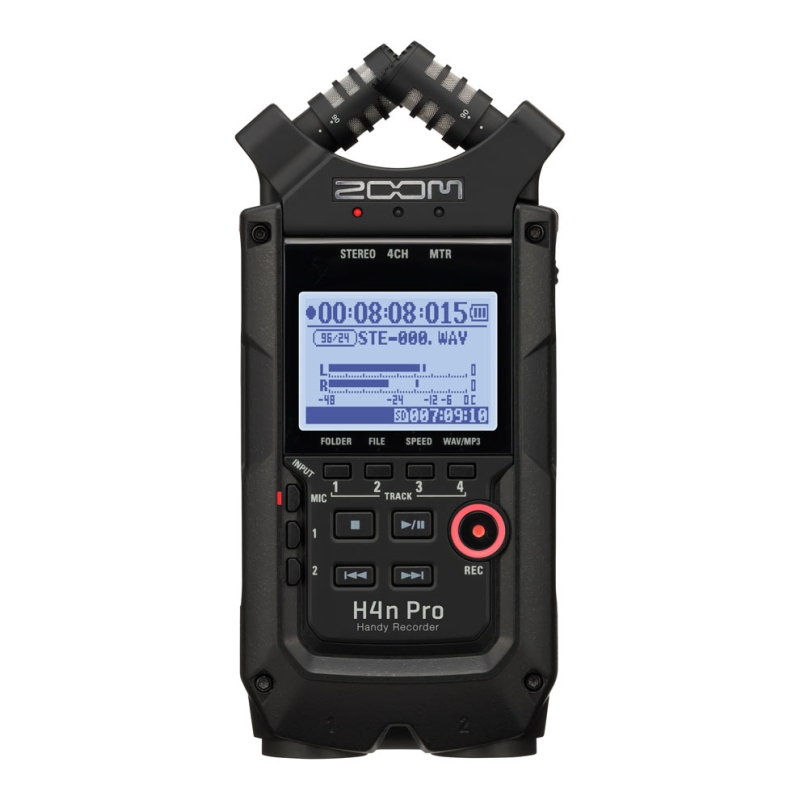 Zoom H4n Pro All Black Handy recorder