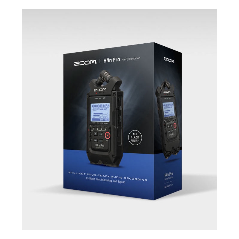 Zoom H4n Pro All Black Handy recorder