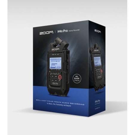 Zoom H4n Pro All Black Handy recorder