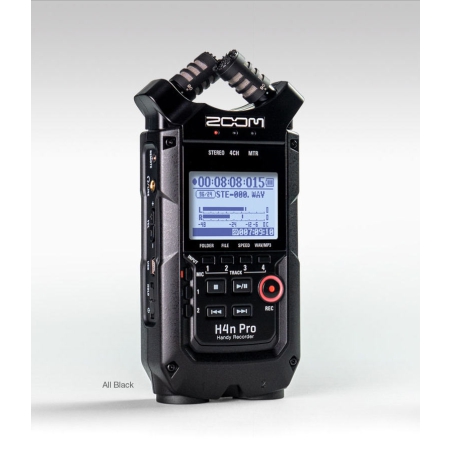 Zoom H4n Pro All Black Handy recorder