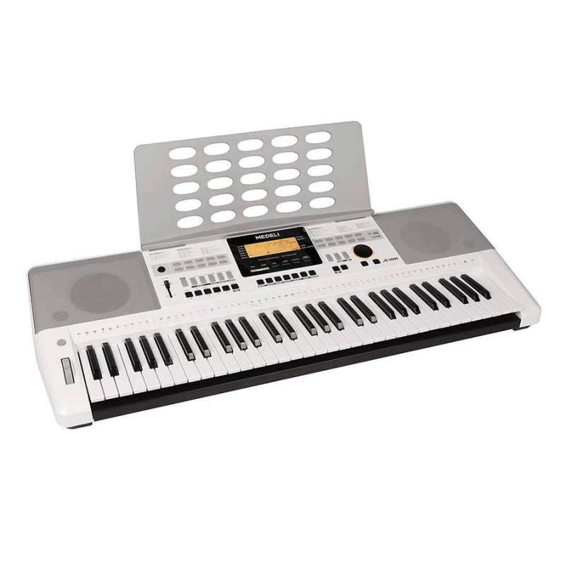 Medeli A300WH Keyboard incl. adapter Wit