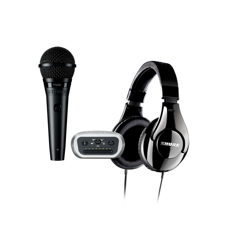 Shure P58 CN 240 MVI Digitaal recording Kit