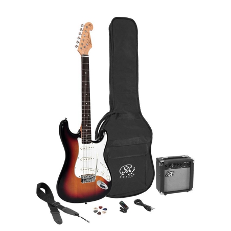 SX elektrisch gitaarpakket SE1SK-3TS