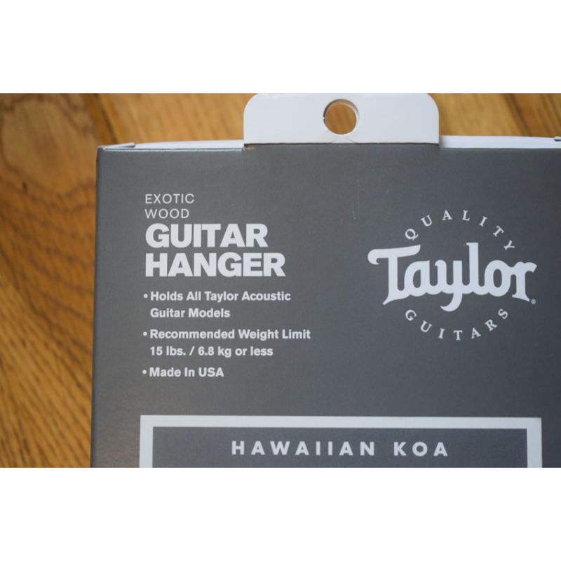 Taylor Ebony Guitar Hanger Bouquet inlay