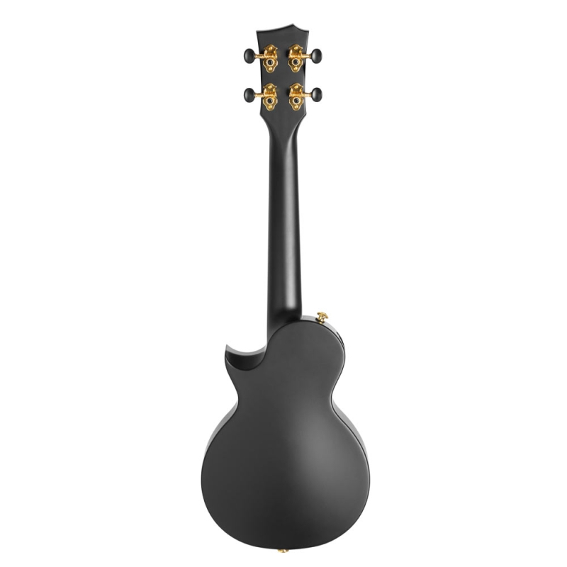 Cascha Carbon Ukulele zwart