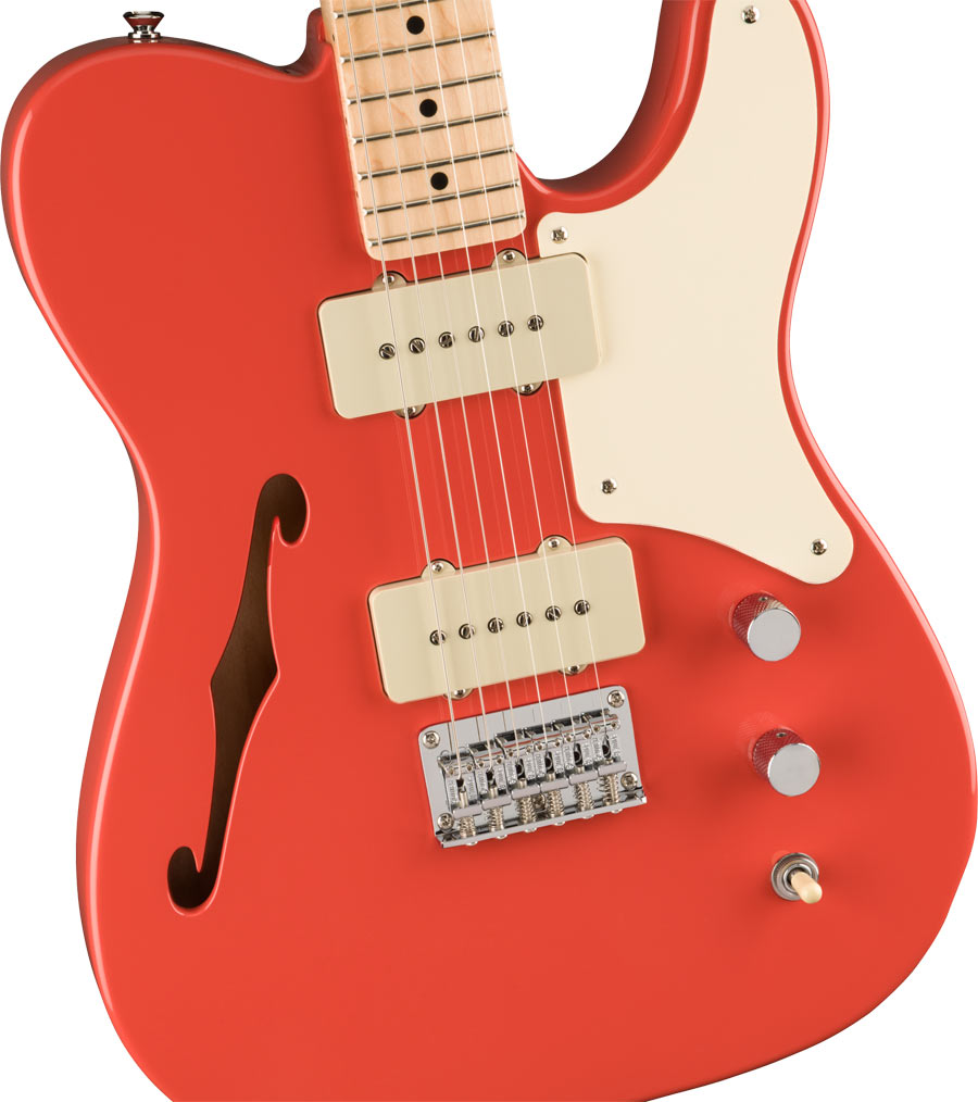 Squier Paranormal Carbronita Telecaster Thinline FRD