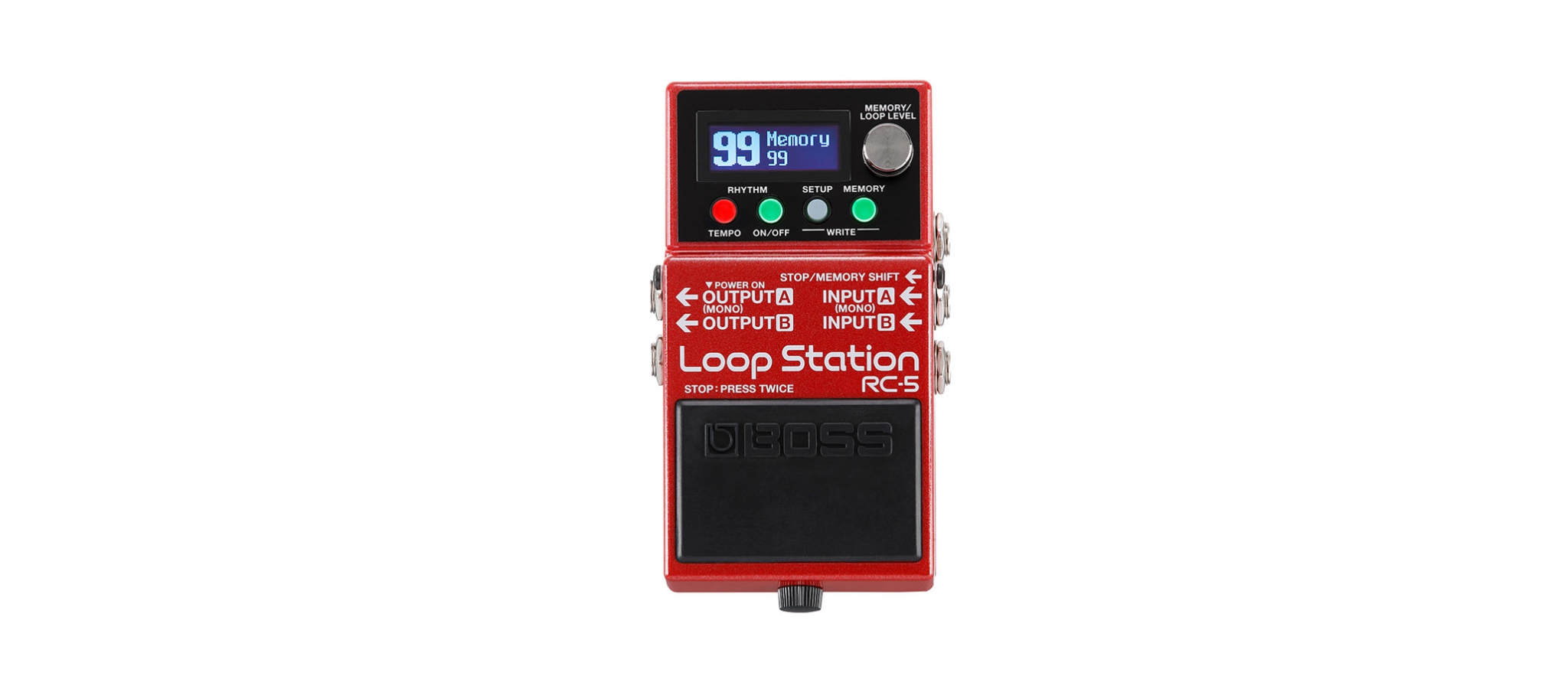 Boss RC-5 loopstation| Stereo loopstation pedaal| Dijkman Muziek