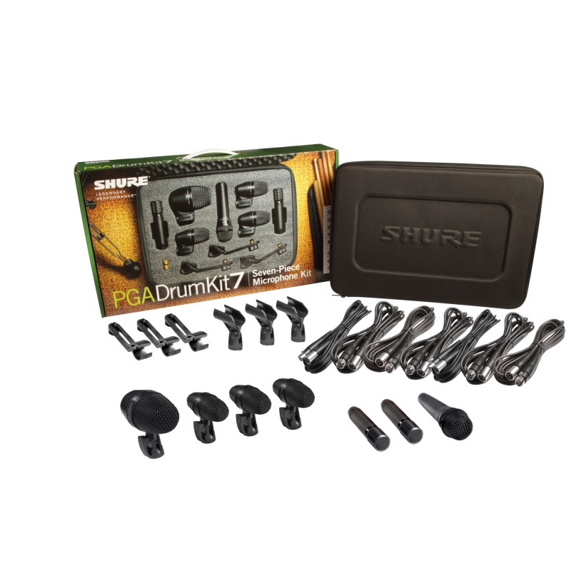 Shure PGADRUMKIT7 7-delige drummicrofoon-set