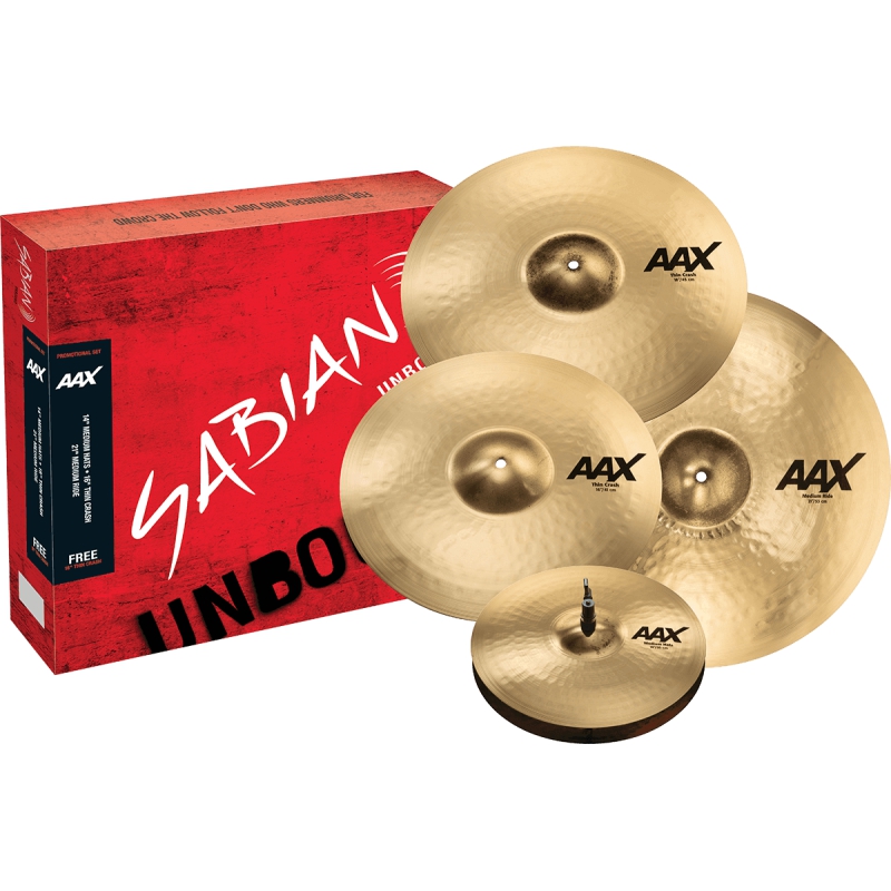 Sabian AAX Cymbal Set 25005xcpb