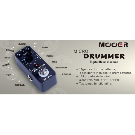 Mooer Micro Drummer MDM pedaal