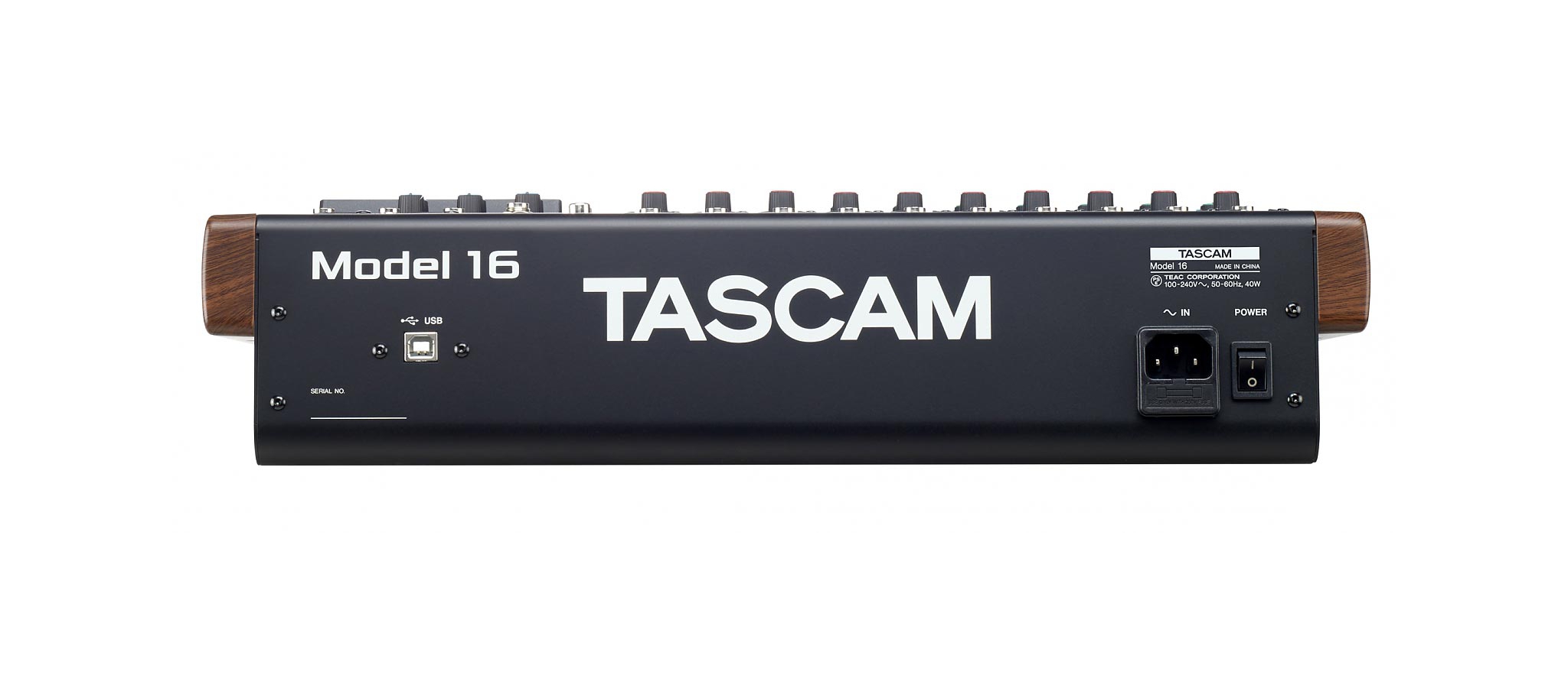 TASCAM MODEL 16 All-in-One Studio Mixer, Interface, Recorder with USB, Bluetooth