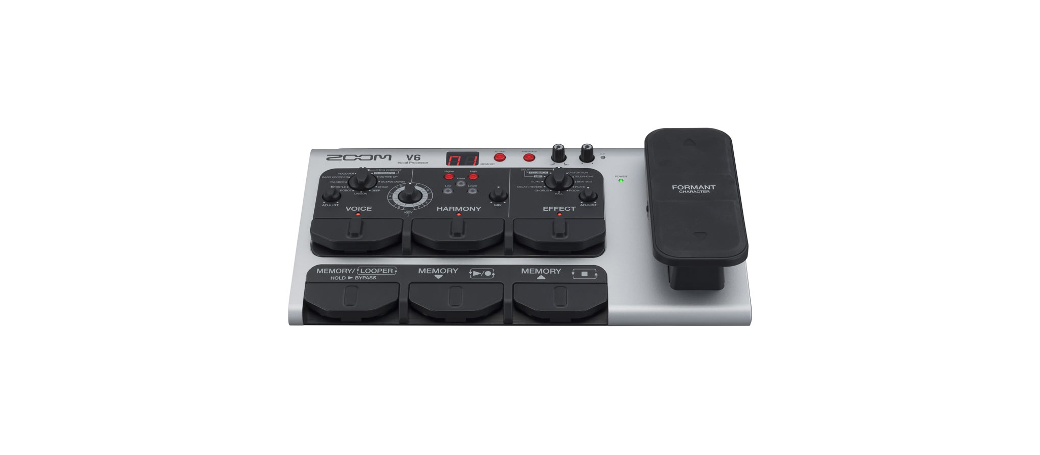 Zoom V6 SP Vocal Proc|hoogwaardige effecten | Dijkman Muziek