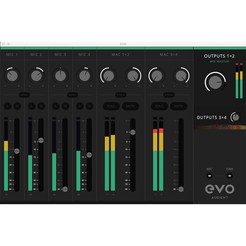 EVO Audient 8 4in / 4out Audio Interface