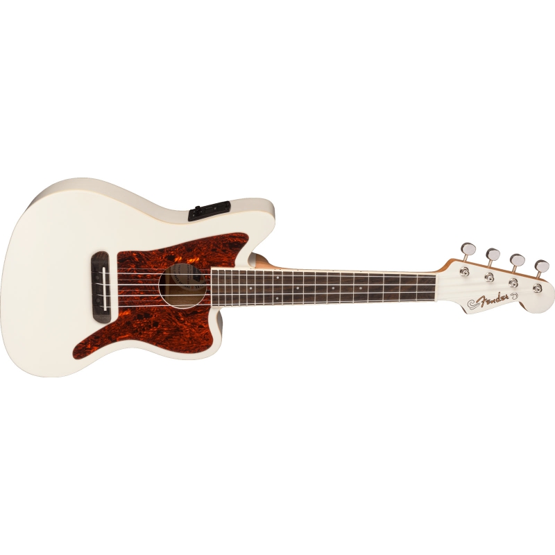 Fender Fullerton Jazzmaster Uke Olympic White