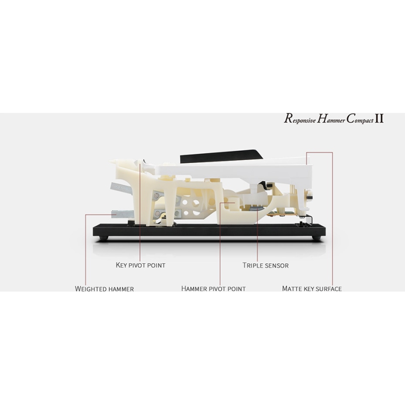 Kawai KDP120 W Satin White Digitale Home Piano