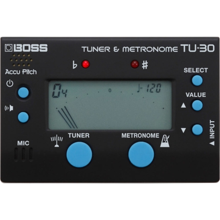 Boss TU-30 tuner metronoom