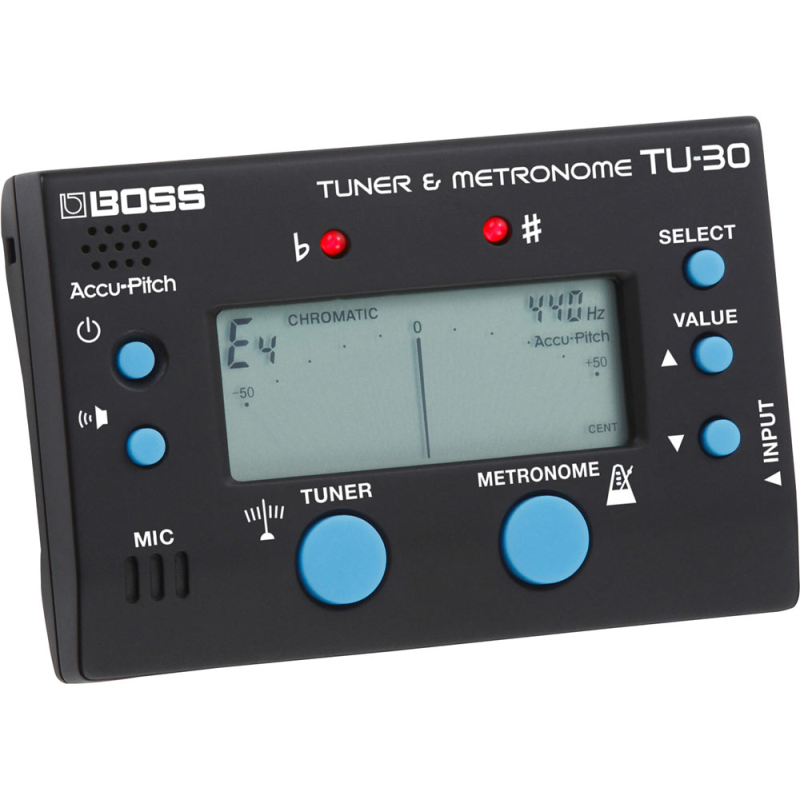 Boss TU-30 tuner metronoom