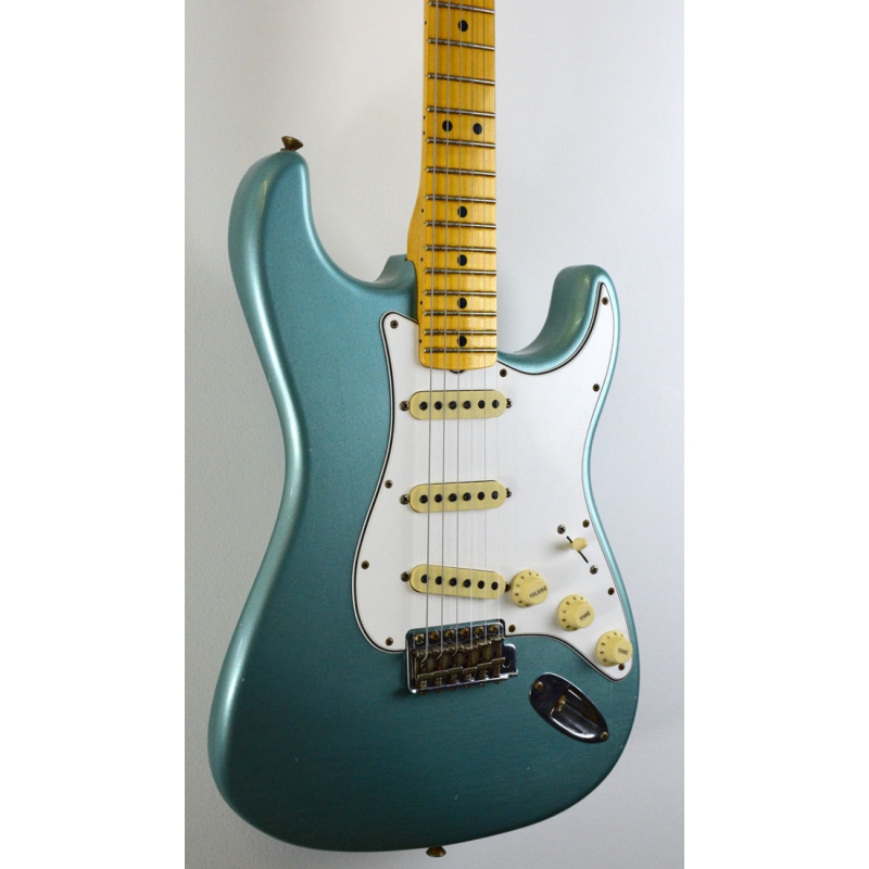 Fender Custom Shop Limited edition 69 Stratocaster Jouneyman Relic Aged Firemist Silver