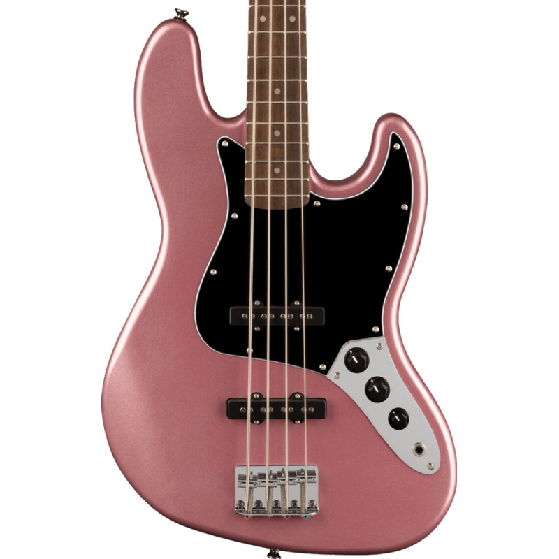 Squier Affinity Jazz Bass LRL Burgundy Mist