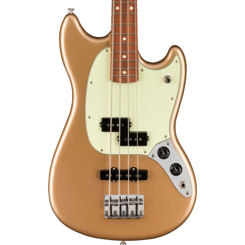 Fender Player Mustang Bass PJ PF Firemist Gold