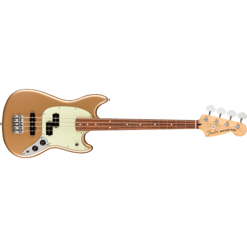 Fender Player Mustang Bass PJ PF Firemist Gold