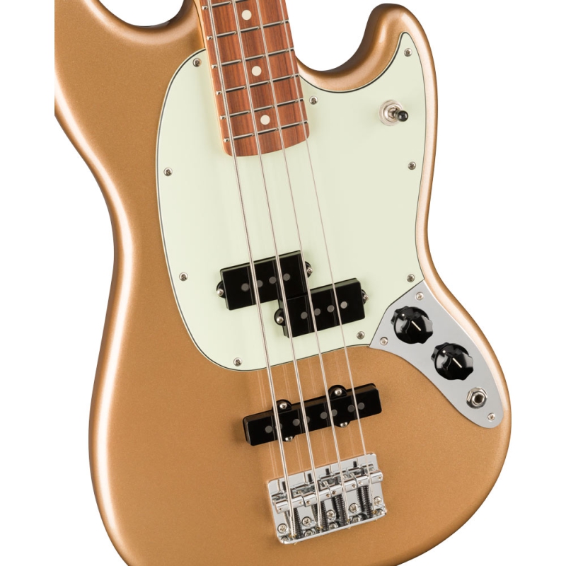 Fender Player Mustang Bass PJ PF Firemist Gold