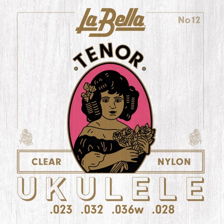 la Bella L-12 Acoustic Folk tenor ukelele