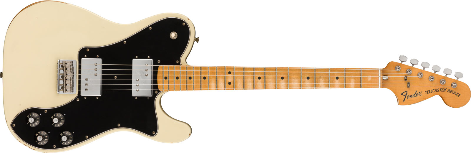Fender Vintera Road Worn 70s Telecaster Deluxe Olympic White