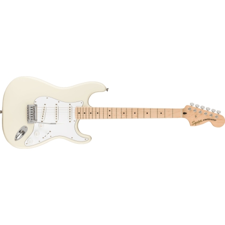 Squier Affinity Stratocaster MN White Pickguard Olympic White