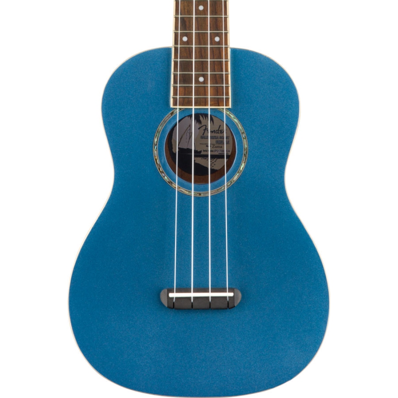 Fender Zuma Classic Concert ukulele Lake Placid Blue