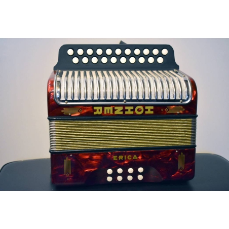 Hohner Erica diatonische accordeon trekzak