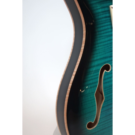 PRS SE Hollowbody II Piezo Peacock Blue Smokeburst