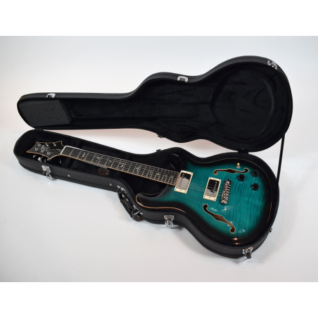 PRS SE Hollowbody II Piezo Peacock Blue Smokeburst