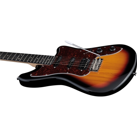 EKO Camaro VR - HSS Vintage Burst electrisch gitaar