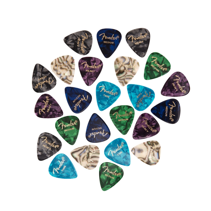 Fender 351 Shape Premium Picks 24 Pack Multi-Color