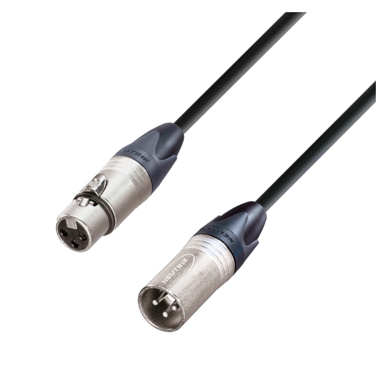 Adam Hall K5MMF1500 Microfoon Neutrik XLR female to XLR male 15 m Kabel