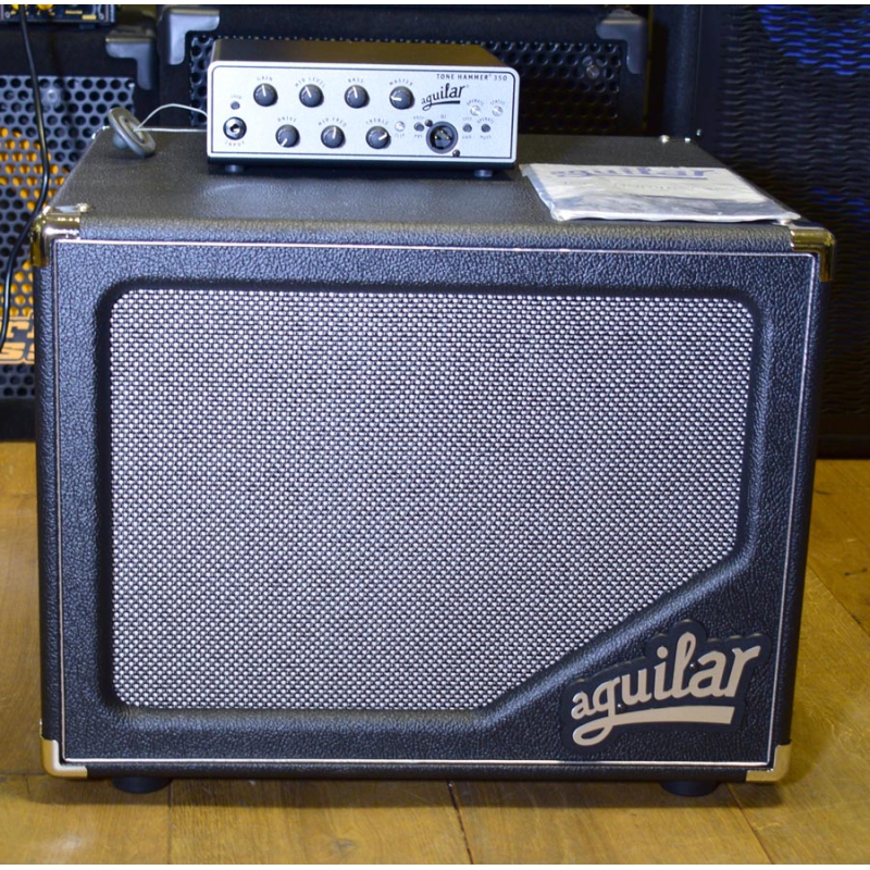 Aguilar SL112 cabinet en Tone Hammer 350 Top