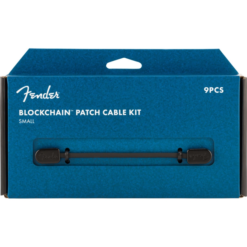 Fender Blockchain Patch Cable Kit Small Black