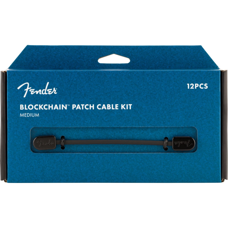 Fender Blockchain Patch Cable Kit medium Black