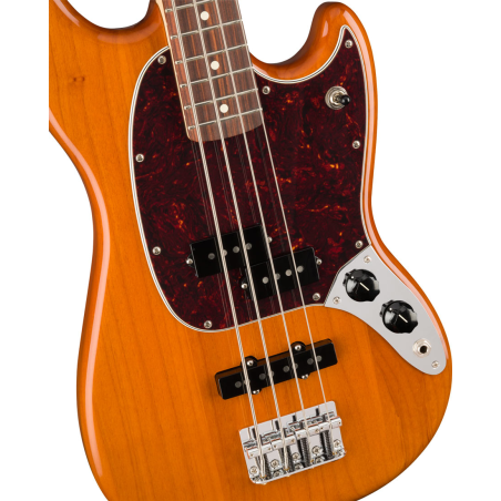 Fender Player Mustang Bass PJ PF Aged Natural
