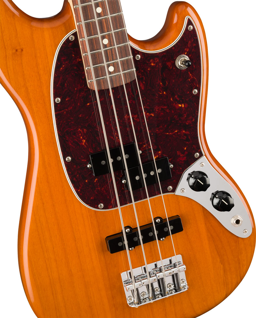 Fender Player Mustang Bass PJ PF Aged Natural