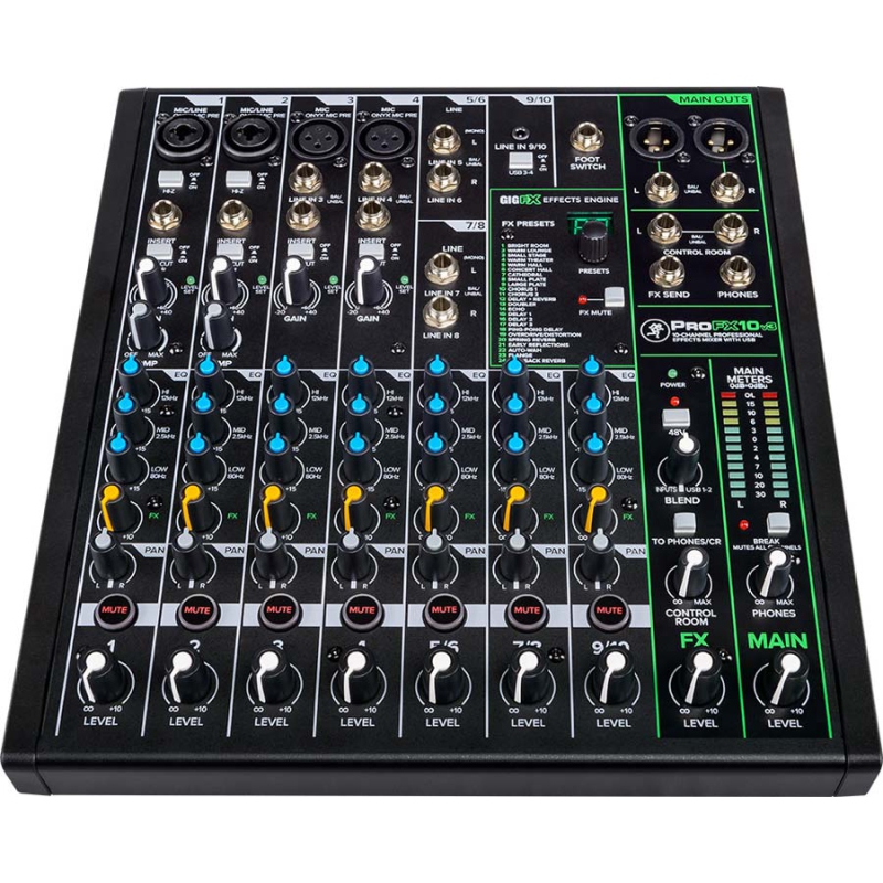 Mackie ProFX10v3 10-Channel USB Mixer