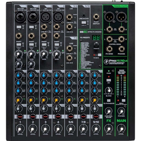 Mackie ProFX10v3 10-Channel USB Mixer