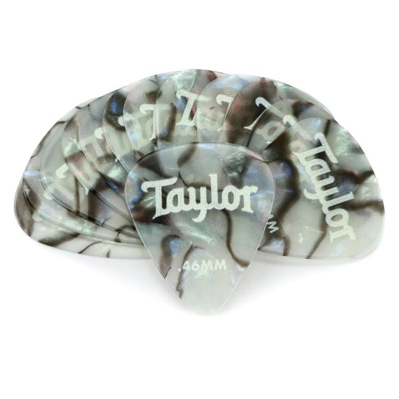 Taylor Celluloid 351 Guitar Picks 12-pack abalone 0.46
