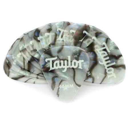 Taylor Celluloid 351 Guitar Picks 12-pack abalone 0.46