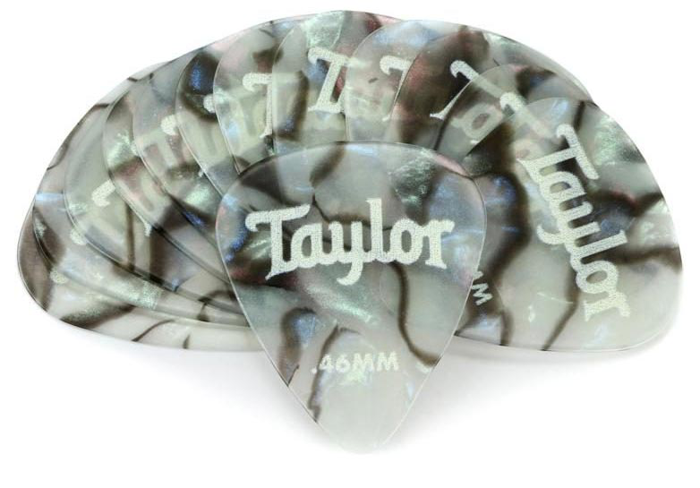 Taylor Celluloid 351 Guitar Picks 12-pack abalone 0.46